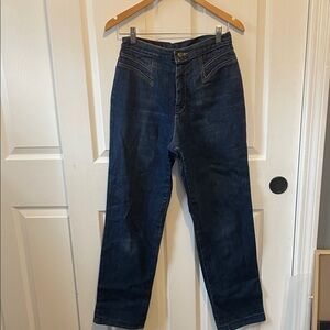 Landlubber Dark wash High-Waist Straight Leg Jeans